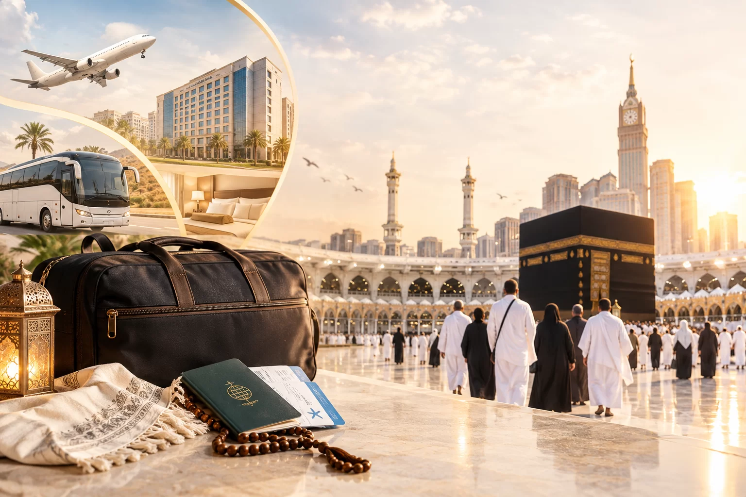 الحج البري أم الطيران؟ الفرق بين برامج الحج ومميزات كل خيار
