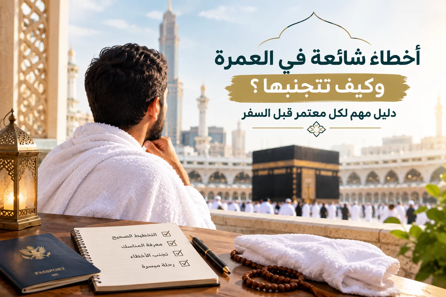 أخطاء شائعة في العمرة وكيف تتجنبها؟ دليل مهم لكل معتمر قبل السفر